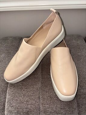 VINCE Saxon leather slip on sneaker Minimal ROW